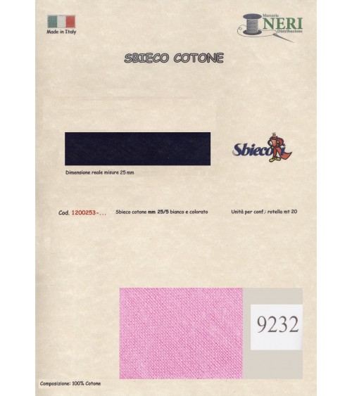 1200253-9232 SBIECO COTONE mm25/5 100CO