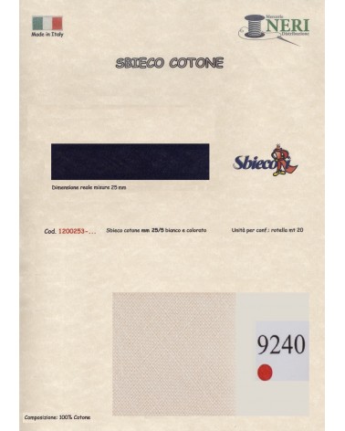 1200253-9240 SBIECO COTONE mm25/5 100CO