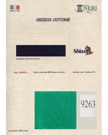 1200253-9263 SBIECO COTONE mm25/5 100CO