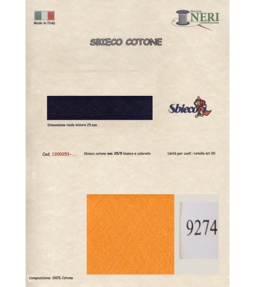 1200253-9274 SBIECO COTONE mm25/5 100CO