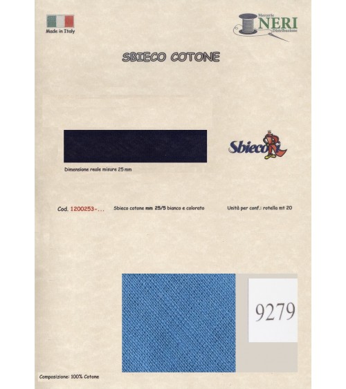 1200253-9279 SBIECO COTONE mm25/5 100CO