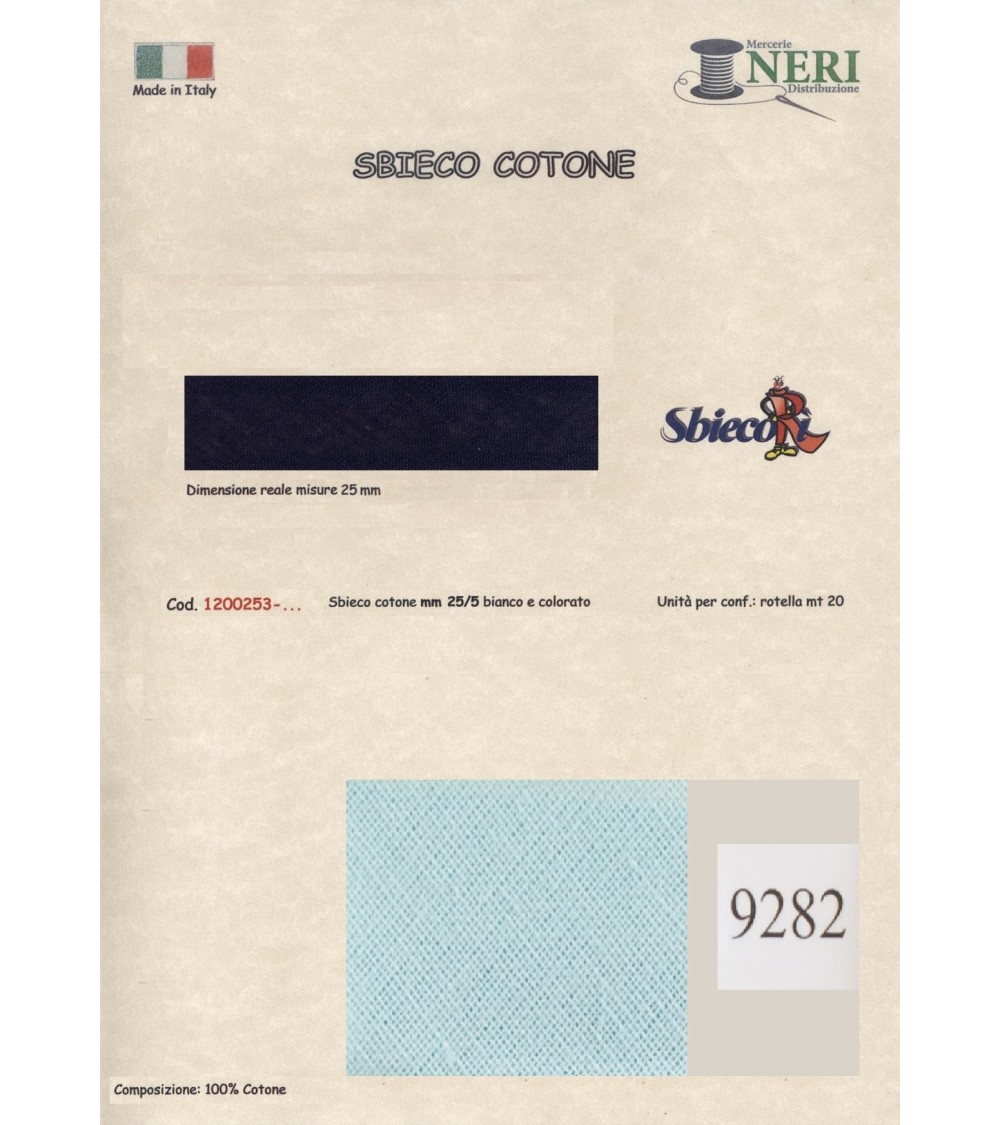 1200253-9282 SBIECO COTONE mm25/5 100CO