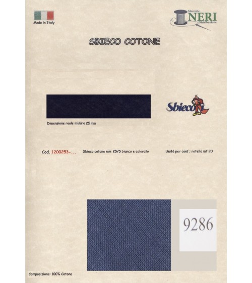 1200253-9286 SBIECO COTONE mm25/5 100CO