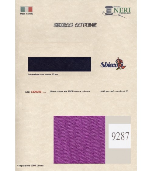 1200253-9287 SBIECO COTONE mm25/5 100CO