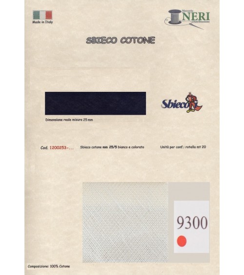 1200253-9300 SBIECO COTONE mm25/5 100CO