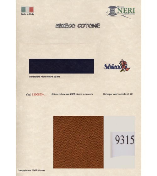 1200253-9315 SBIECO COTONE mm25/5 100CO