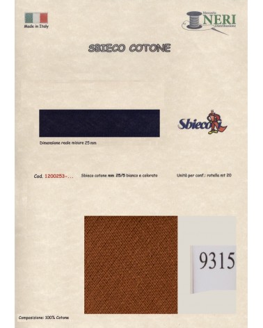 1200253-9315 SBIECO COTONE mm25/5 100CO