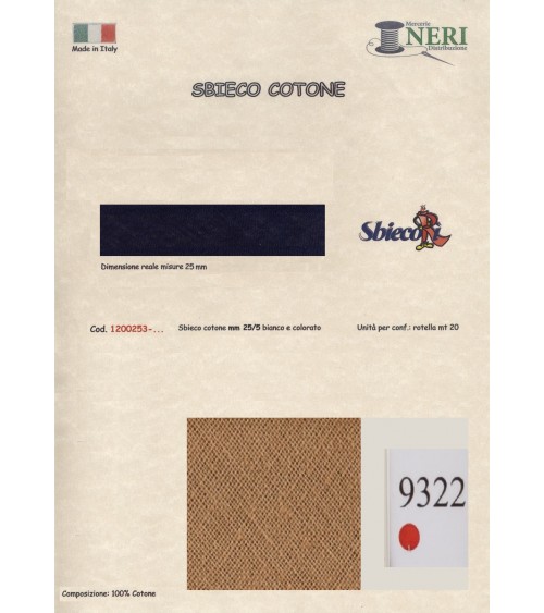 1200253-9322 SBIECO COTONE mm25/5 100CO