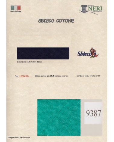 1200253-9387 SBIECO COTONE mm25/5 100CO