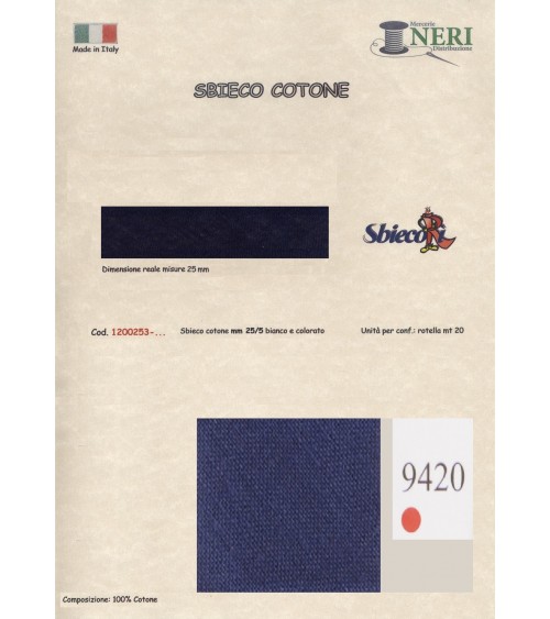 1200253-9420 SBIECO COTONE mm25/5 100CO