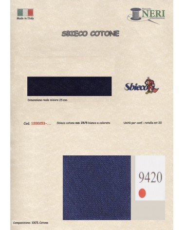 1200253-9420 SBIECO COTONE mm25/5 100CO