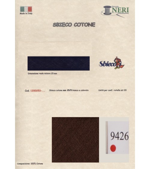 1200253-9426 SBIECO COTONE mm25/5 100CO