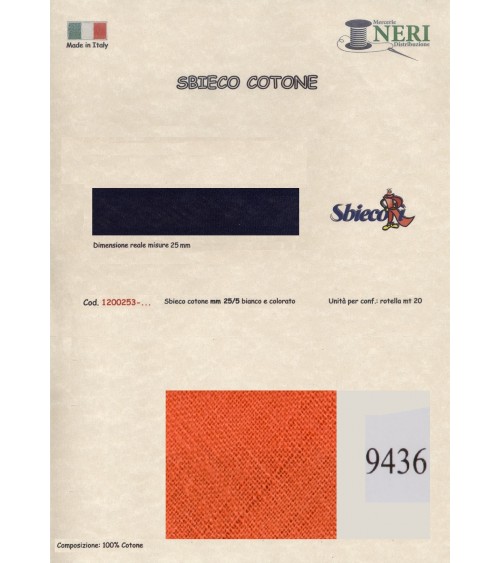 1200253-9436 SBIECO COTONE mm25/5 100CO