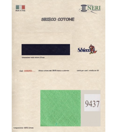 1200253-9437 SBIECO COTONE mm25/5 100CO