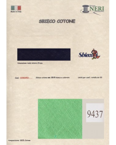 1200253-9437 SBIECO COTONE mm25/5 100CO