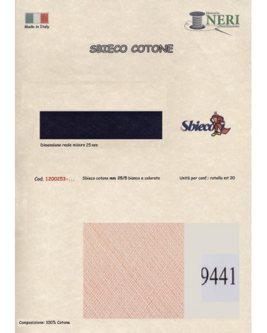 1200253-9441 SBIECO COTONE mm25/5 100CO