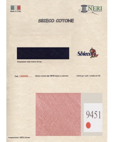 1200253-9451 SBIECO COTONE mm25/5 100CO