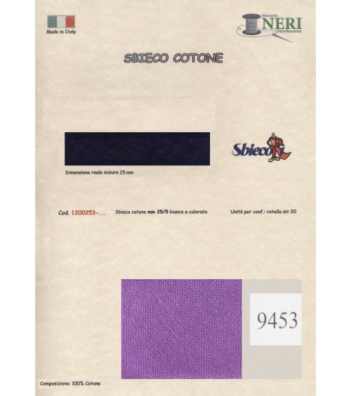 1200253-9453 SBIECO COTONE mm25/5 100CO