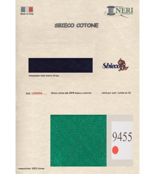 1200253-9455 SBIECO COTONE mm25/5 100CO