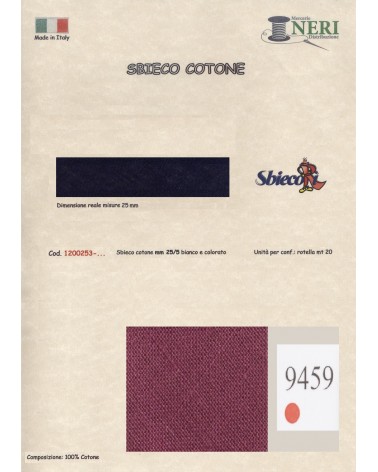 1200253-9459 SBIECO COTONE mm25/5 100CO
