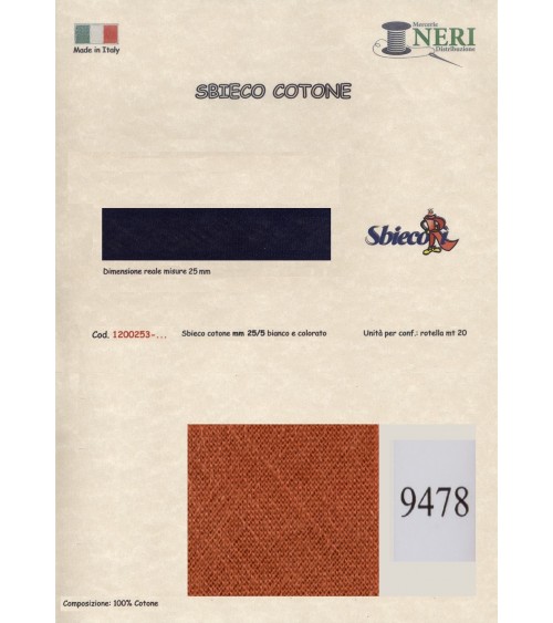 1200253-9478 SBIECO COTONE mm25/5 100CO