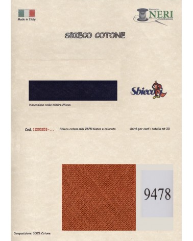 1200253-9478 SBIECO COTONE mm25/5 100CO