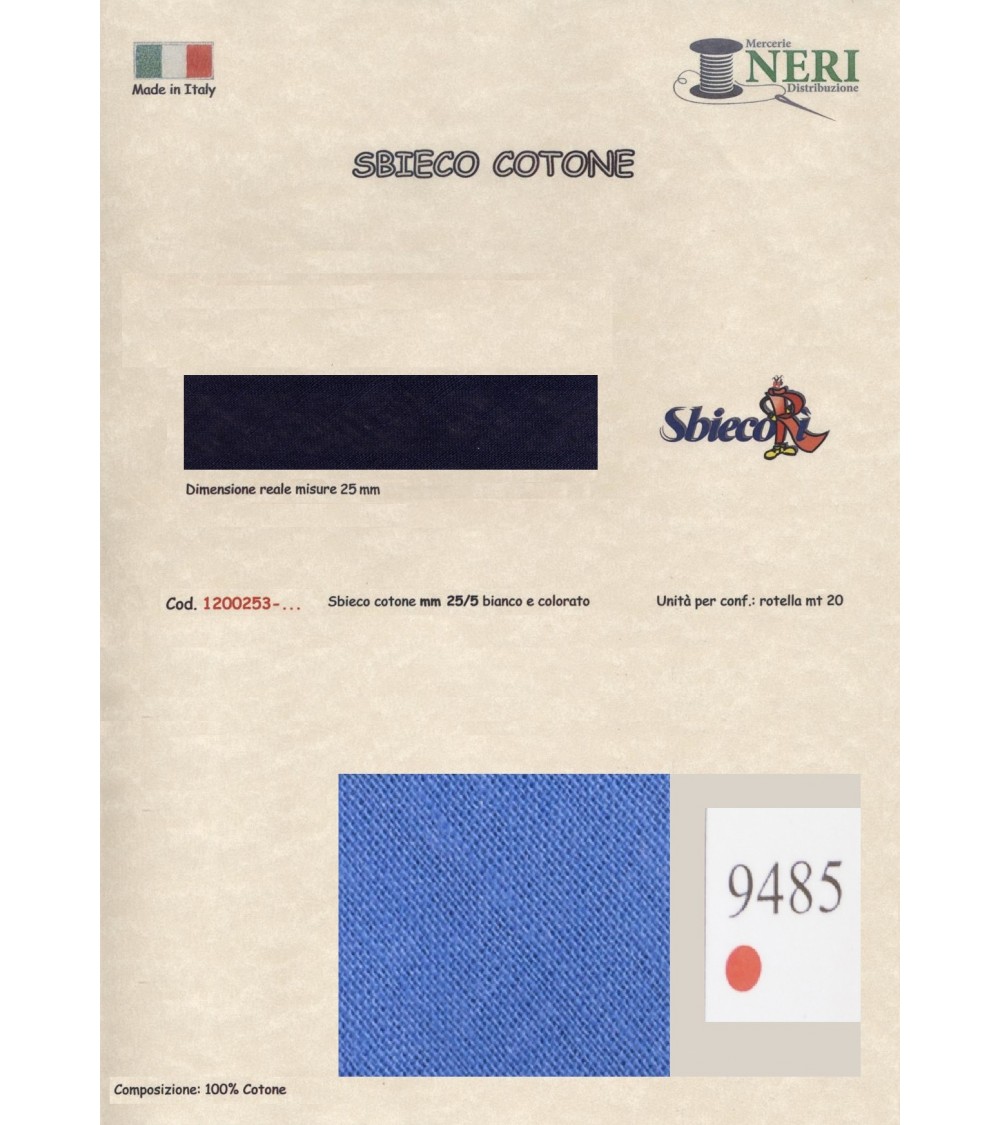 1200253-9485 SBIECO COTONE mm25/5 100CO