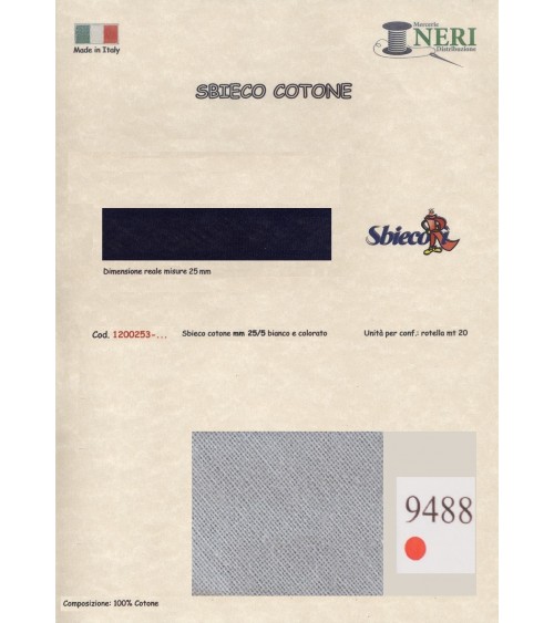 1200253-9488 SBIECO COTONE mm25/5 100CO