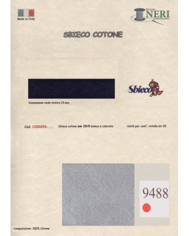 1200253-9488 SBIECO COTONE mm25/5 100CO