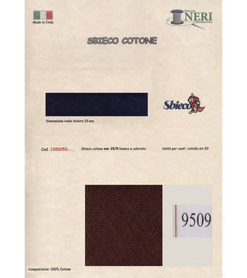 1200253-9509 SBIECO COTONE mm25/5 100CO