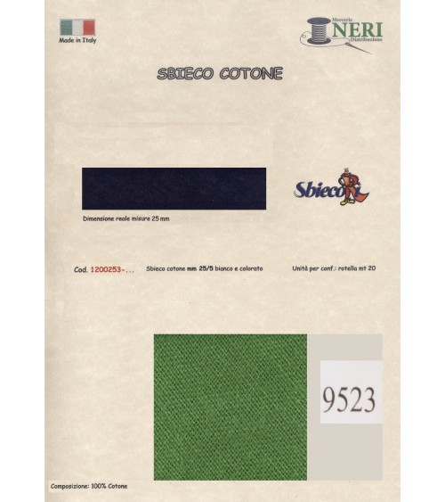 1200253-9523 SBIECO COTONE mm25/5 100CO