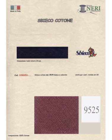 1200253-9525 SBIECO COTONE mm25/5 100CO