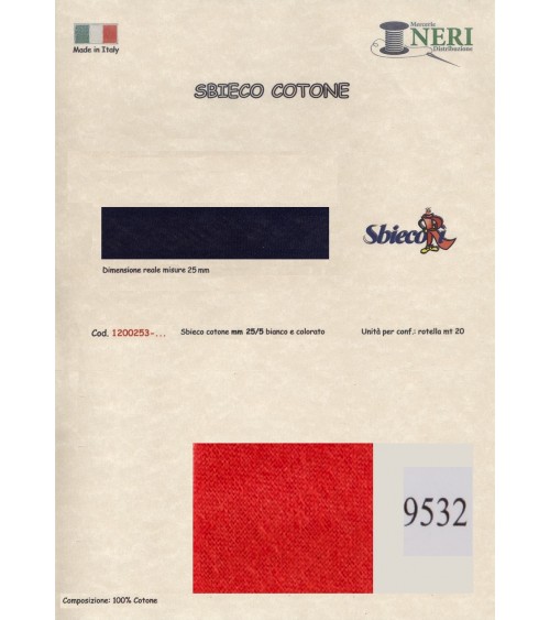 1200253-9532 SBIECO COTONE mm25/5 100CO