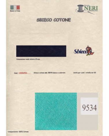1200253-9534 SBIECO COTONE mm25/5 100CO