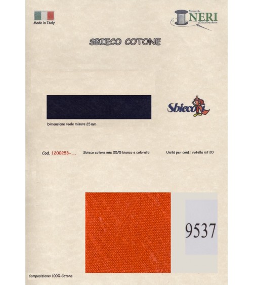 1200253-9537 SBIECO COTONE mm25/5 100CO
