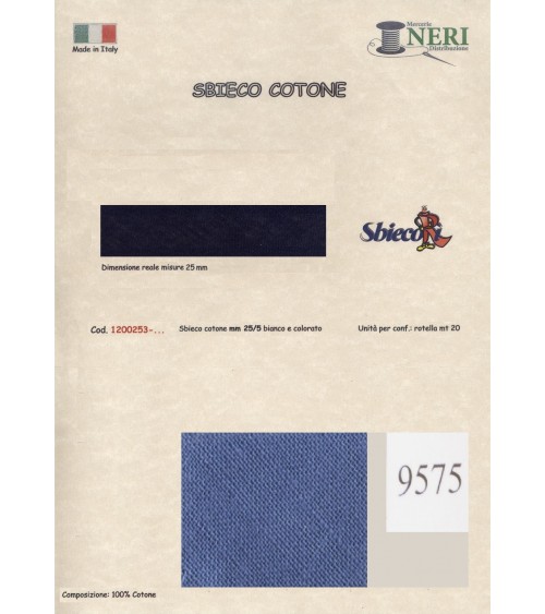 1200253-9575 SBIECO COTONE mm25/5 100CO
