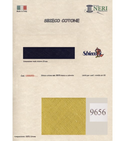 1200253-9656 SBIECO COTONE mm25/5 100CO
