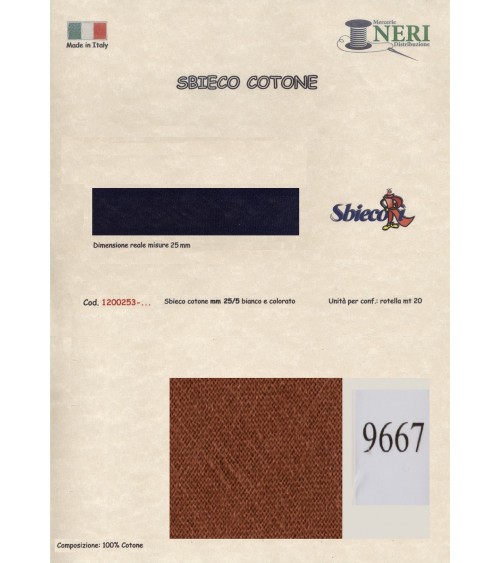 1200253-9667 SBIECO COTONE mm25/5 100CO