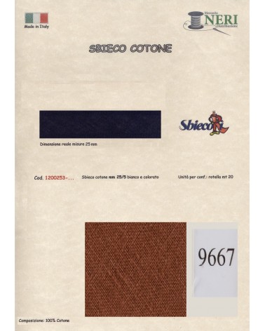 1200253-9667 SBIECO COTONE mm25/5 100CO