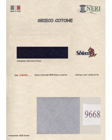 1200253-9668 SBIECO COTONE mm25/5 100CO