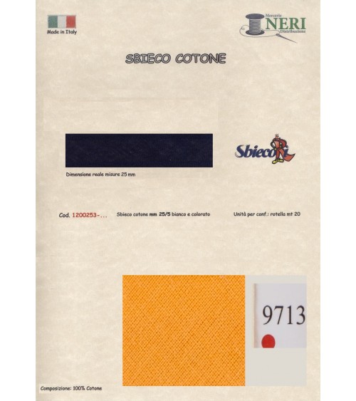 1200253-9713 SBIECO COTONE mm25/5 100CO