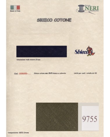 1200253-9755 SBIECO COTONE mm25/5 100CO