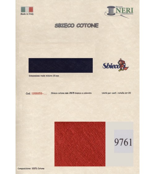 1200253-9761 SBIECO COTONE mm25/5 100CO