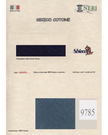 1200253-9785 SBIECO COTONE mm25/5 100CO