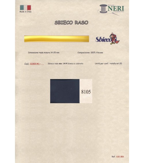 1220141-8105 SBIECO RASO VISCOSA mm14/4 100VI