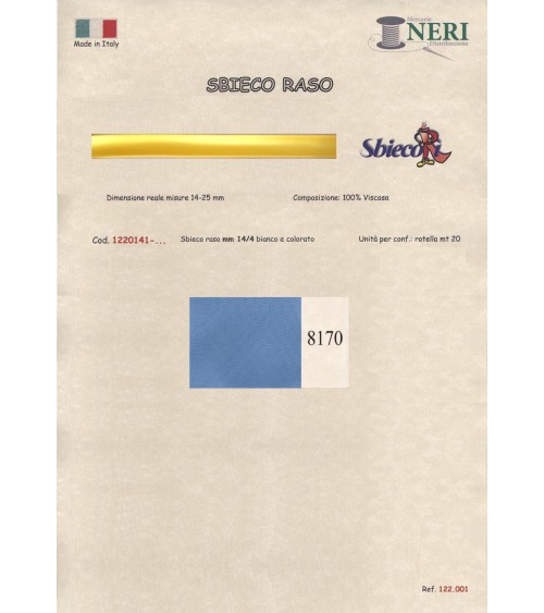 1220141-8170 SBIECO RASO VISCOSA mm14/4 100VI