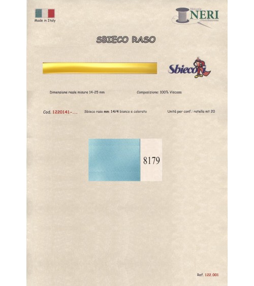 1220141-8179 SBIECO RASO VISCOSA mm14/4 100VI