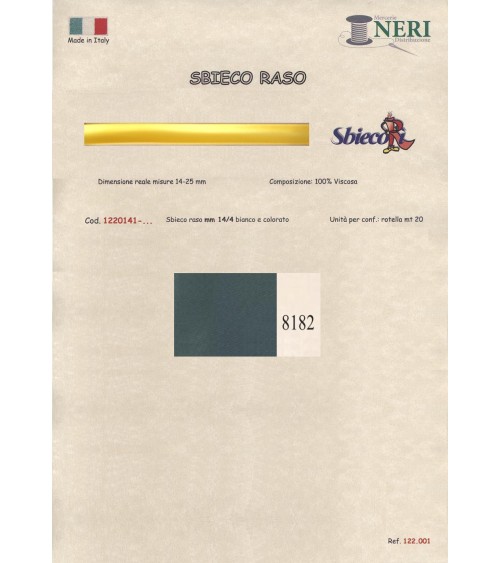 1220141-8182 SBIECO RASO VISCOSA mm14/4 100VI
