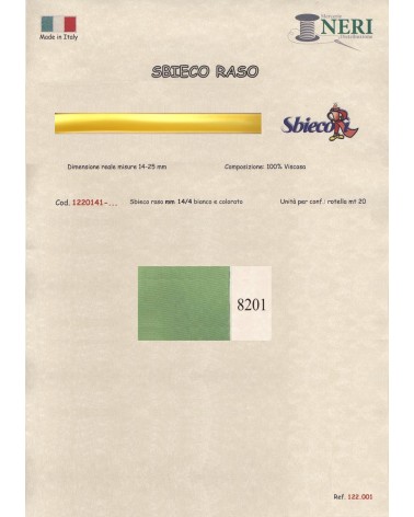 1220141-8201 SBIECO RASO VISCOSA mm14/4 100VI