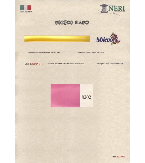 1220141-8202 SBIECO RASO VISCOSA mm14/4 100VI